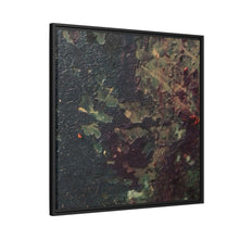 Lade das Bild in den Galerie-Viewer, Abstract Rustic Texture Matte Canvas Print — Framed Wall Art