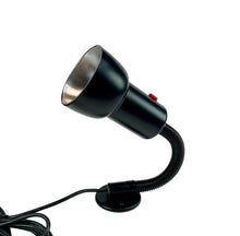 Lade das Bild in den Galerie-Viewer, Black spotlight with flexible arm on a white background