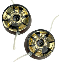 Load image into Gallery viewer, Hamalux Denmark Pair of Iconic Brown Eye Ball Table Lamps, Sold as a set.