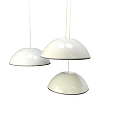 Lade das Bild in den Galerie-Viewer, 3-piece set of 1962 Flos Italy 'Relemme' pendant ceiling lamps designed by Castiglioni