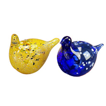 Indlæs billede til gallerivisning Pair of Handblown Glass Birds by Meri Lasi | Finnish Mid-century Art Glass, 1970s
