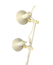 Indlæs billede til gallerivisning 2 spots Horn 847 white Danish Floor Lamp by E.S. Horn of Denmark, 1970s