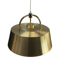 Load image into Gallery viewer, Gold pendant light on a white background