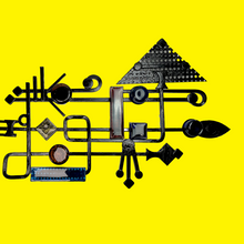 Load image into Gallery viewer, Svend Aage Holm Sørensen Brutalist Wall Sculpture for Dantoft, Coloured Glass & Iron, 1960s