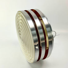 Load image into Gallery viewer, Carl Thore Mid-Century Aluminium Pendant Light – Granhaga Sweden, 1960 – 3-Layer Orange & White