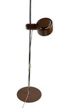 Indlæs billede til gallerivisning Piccolo Brown and Chrome Danish Floor Lamp by Lyfa of Denmark, 1970s