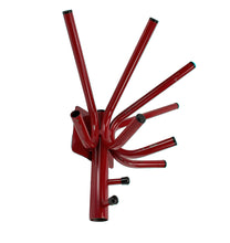 Lade das Bild in den Galerie-Viewer, Pretty Vintage Red Coat Rack – 1980s Retro Charm