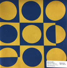 Load image into Gallery viewer, "ROUND SQUARE" Vintage Danish 60s-70s Inspired Fabric – Sustainable Cotton Twill & Half Panama – Custom Sizes & Dollhouse Scales