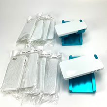 Load image into Gallery viewer, 3D Polymer Mugs, Lunch Box, Plate, Water Bottle, Phone Cases, and Shot Glass.