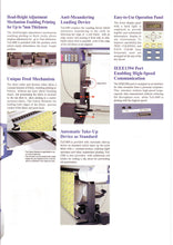 Load image into Gallery viewer, Brochure or manual page detailing features of a printing machine with text and images.