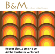 Load image into Gallery viewer, Vintage 60s-70s Danish Fabric by the Metre - Eco-Friendly Design