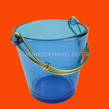Load image into Gallery viewer, Atelier Berolina BLUE Glass Ice Bucket, Italy 1990s