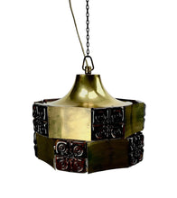Load image into Gallery viewer, Claus Bolby Vintage Danish brass pendant from the 1960s-70s classic.