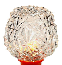 Load image into Gallery viewer, Crystal ball with cut patterns on a white background
