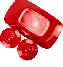Load image into Gallery viewer, Red rosti melamine components on a white background