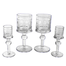 Load image into Gallery viewer, Vintage Kosta Boda "Husar" Set – 1 Wine Glass & 2 Snaps Glasses – Bertil Vallien, Sweden - MOJO Shop