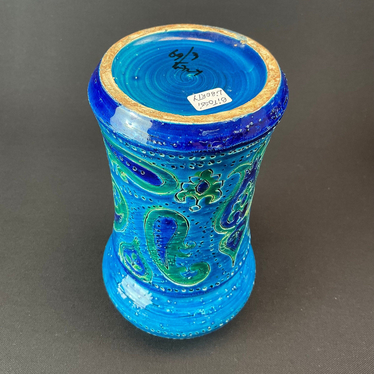 Vintage Mid - Century Italian Bitossi Aldo Londi Liberty Vase 1960s - MOJO Shop