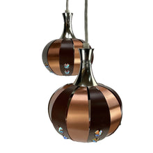 Load image into Gallery viewer, Werner Schou set of small pendants, copper, brown and silver. Midt - century 1970' - MOJO Shop