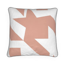 Load image into Gallery viewer, Large Luxury Cushion Houndstooth in Copper