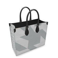 Load image into Gallery viewer, City Shopper Bag, Grey Houndstooth Maxi