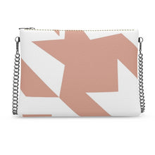 Load image into Gallery viewer, Bespoke Leather Crossbody Bag, Copper Houndstooth