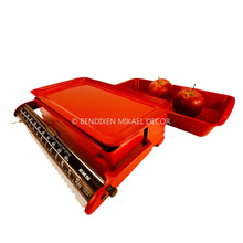 Load image into Gallery viewer, 1970s Red Enamel Vintage EKs Kitchen Scale for Holiday Baking - MOJO Shop
