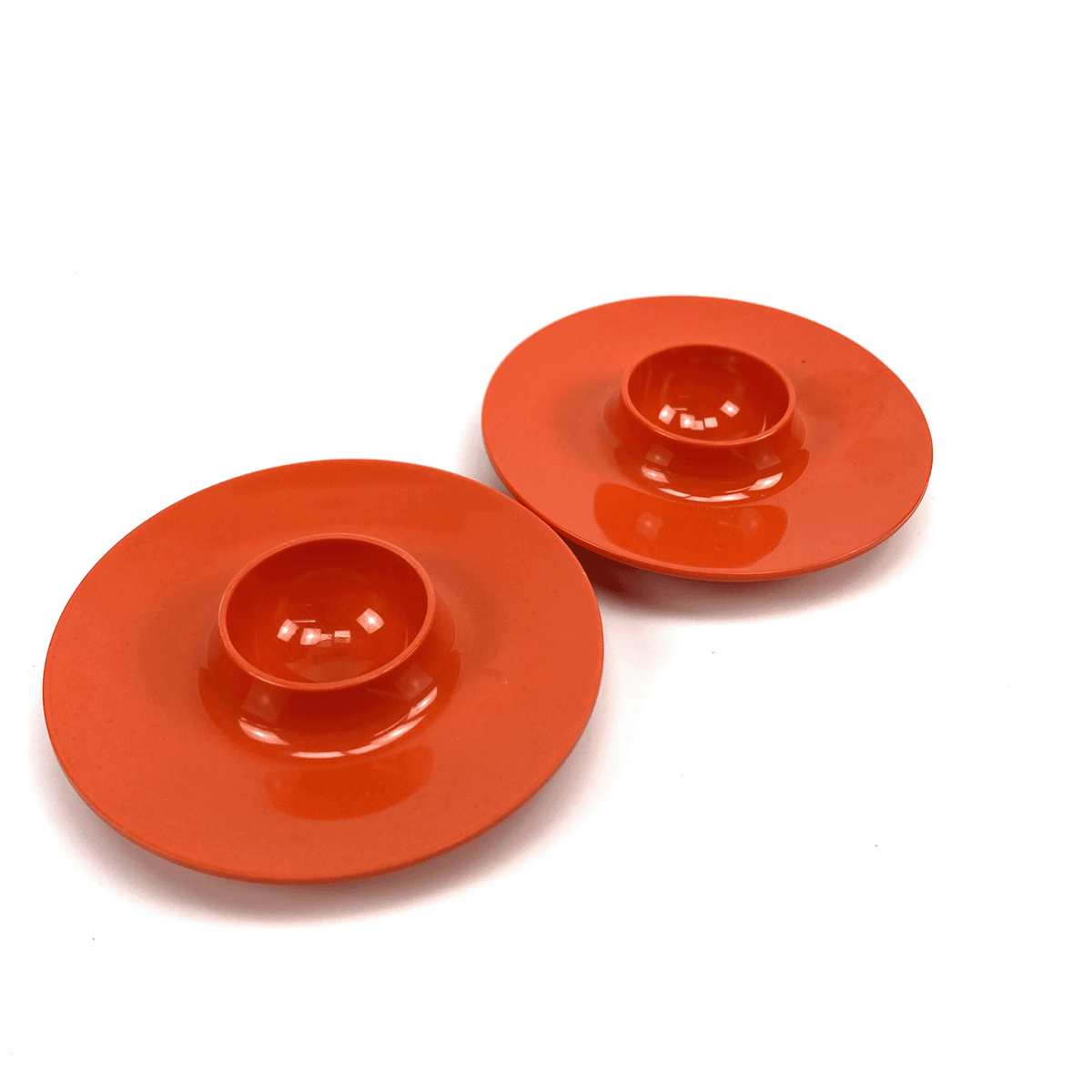 ROSTI Mepal – Vintage Danish Design Set | 2 Sandwich Boards & 2 Egg Cups | Orange
