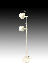Indlæs billede til gallerivisning 2 spots Horn 847 white Danish Floor Lamp by E.S. Horn of Denmark, 1970s
