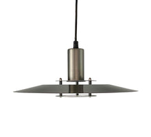 Load image into Gallery viewer, Modern pendant light with metallic finish on a white background
