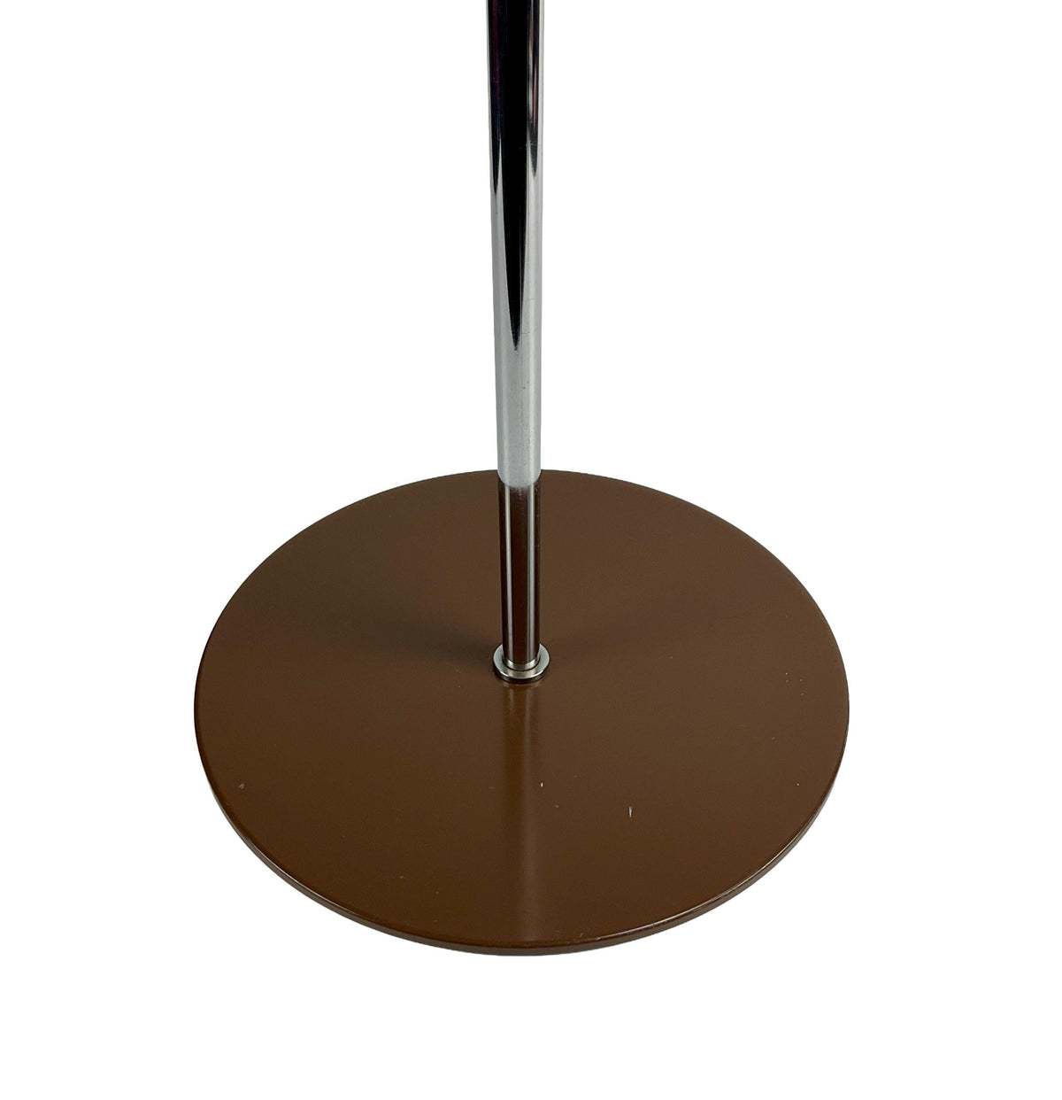 Piccolo Brown and Chrome Danish Floor Lamp by Lyfa of Denmark, 1970s