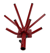 Load image into Gallery viewer, Pretty Vintage Red Coat Rack – 1980s Retro Charm
