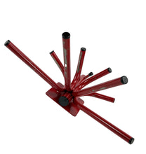 Load image into Gallery viewer, Pretty Vintage Red Coat Rack – 1980s Retro Charm
