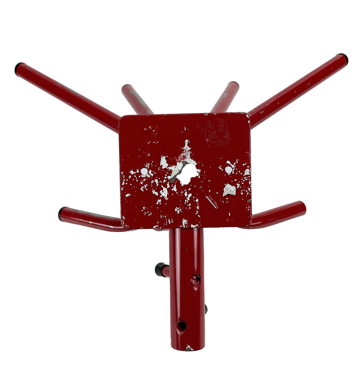 Pretty Vintage Red Coat Rack – 1980s Retro Charm