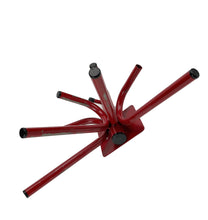 Load image into Gallery viewer, Pretty Vintage Red Coat Rack – 1980s Retro Charm
