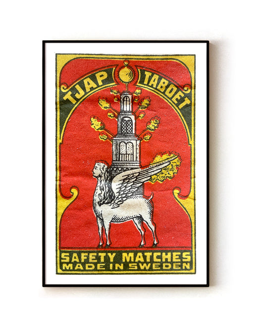 Tjap Taboet Safety Matches - Poster 61 x 91 cm