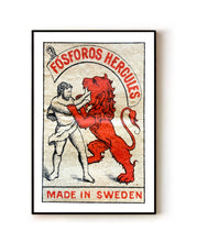 Load image into Gallery viewer, Fosforos  Hercules Safety Matches - Poster 61 x 91 cm
