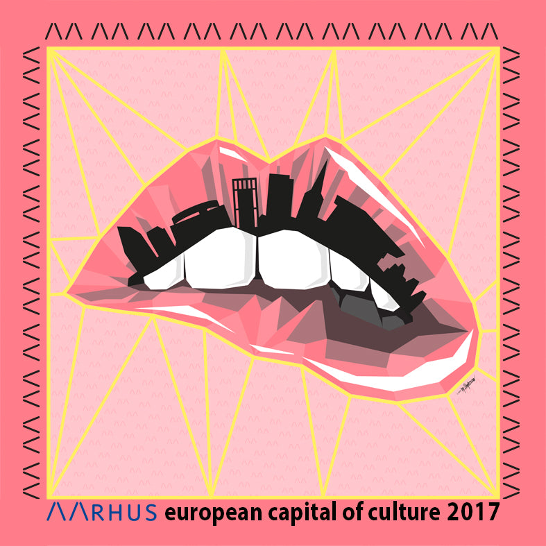 STYLECROW - A City on Your Lips Designer Scarf – Luxurious 100% Satin Silk Fashion Accessory