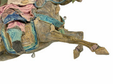 Load image into Gallery viewer, Antique Taiwanese Cochin Ware Roof Tile Warriors on Horses – 19th Century Vietnamese Pottery
