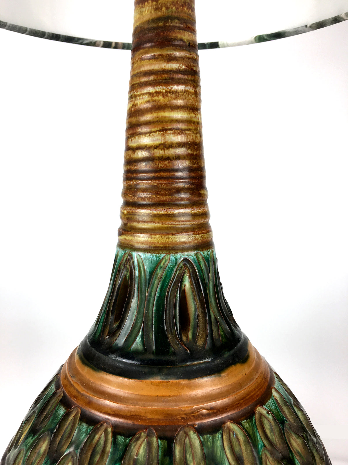 Vintage 1960s Danish Stoneware Table Lamp by Henning Rasmussen for Ting Keramik – Mid-Century Scandinavian Modern
