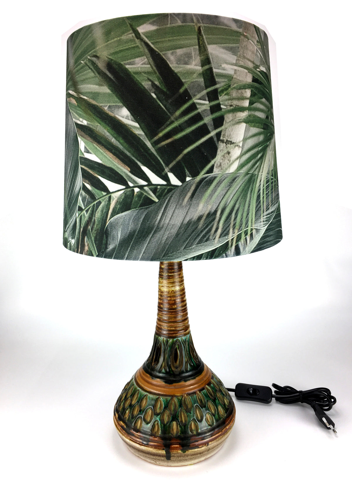 Vintage 1960s Danish Stoneware Table Lamp by Henning Rasmussen for Ting Keramik – Mid-Century Scandinavian Modern