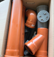 Load image into Gallery viewer, VVS - Plumbing Box with selection of exit water pipes and air piped.
