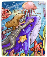 Lade das Bild in den Galerie-Viewer, Blank Cardboard Puzzle, 48 pieces, 26 cm x 20 cm (8"x10") - MOJO Shop
