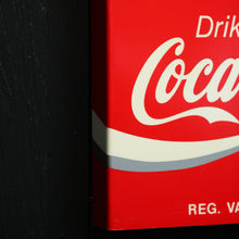 Lade das Bild in den Galerie-Viewer, Coca - Cola Advertising Wall Clock Postmodern Minimalism Design, 80s Original Vintage - MOJO Shop
