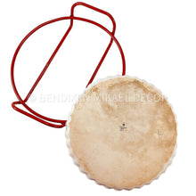 Lade das Bild in den Galerie-Viewer, Vintage Danish Red Wire Service Tray Pie Form Iconic Design
