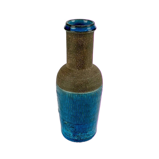 Vintage Danish Glazed Stoneware Vase by Nils Kähler, HAK studio pottery 1960s