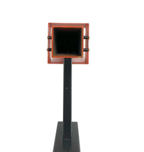 Load image into Gallery viewer, Vintage Orange Square Wall Sconce with Black Adjustable Arm
