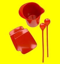 Load image into Gallery viewer, Orange Mixing Jar Set - ROSTI Mepal Melamine Vintage Iconic Danish Design
