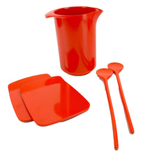 Load image into Gallery viewer, Orange Mixing Jar Set - ROSTI Mepal Melamine Vintage Iconic Danish Design
