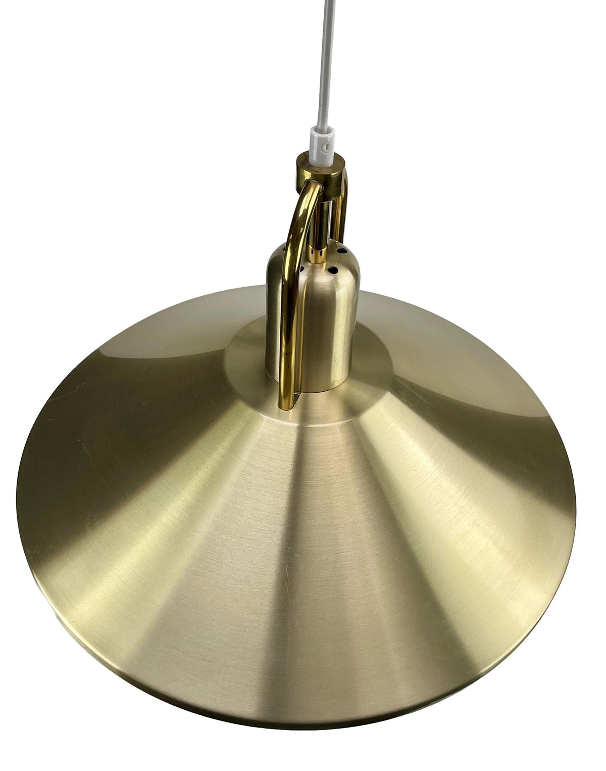 Brass Danish pendant from the 1960s-70s classic.
