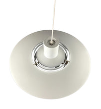Load image into Gallery viewer, Preben Fabricius and Jorgen Kastholm pendant lamp of white lacquered metal, diameter 55 cm.
